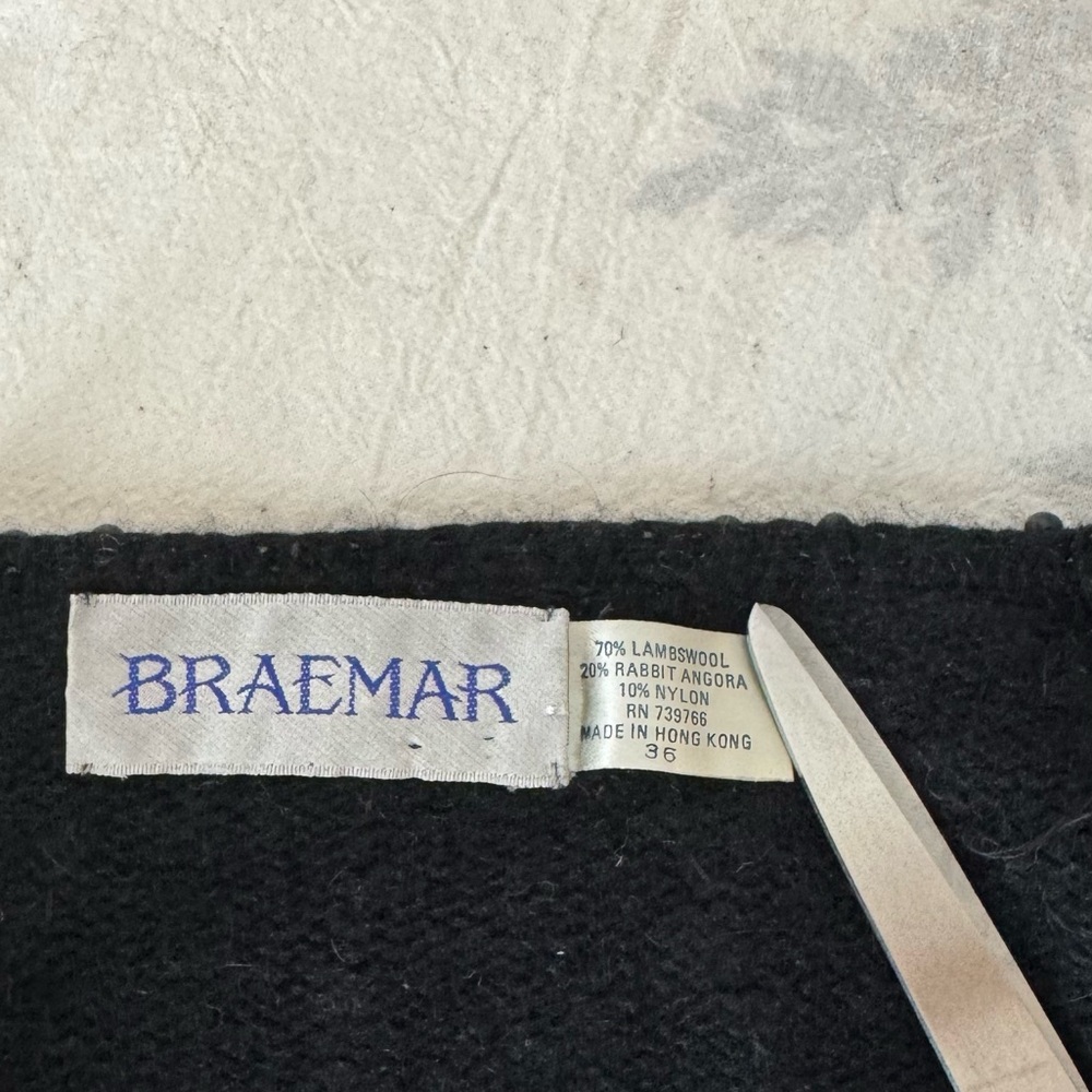 Vintage Braemar Black Beaded Cardigan - Picture 6 of 7